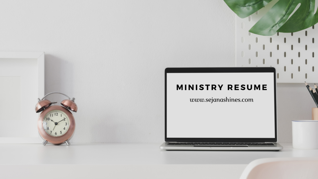 Ministry resume