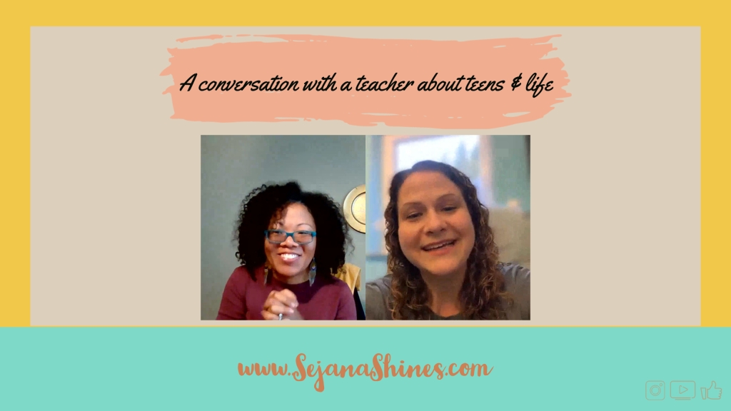 Conversation with a teacher about teens & life